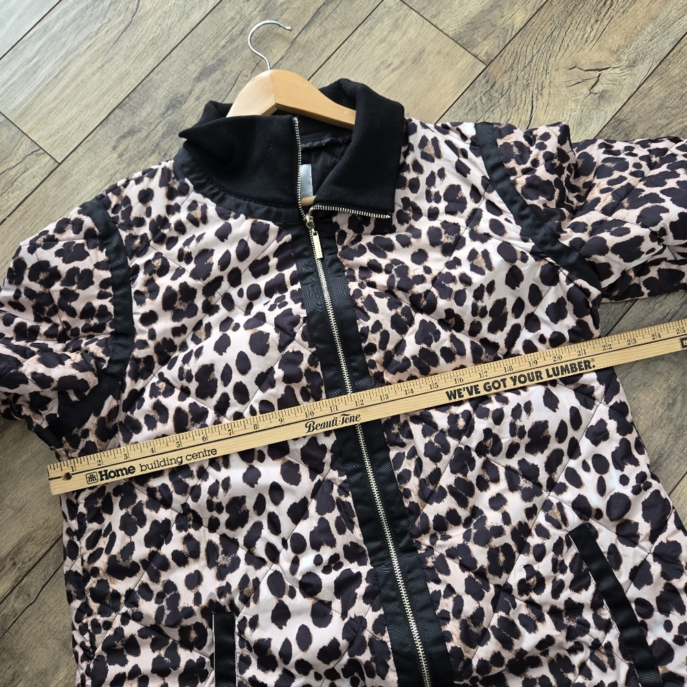 HILRAY RADLEY for Katherine Barclay Womens Bold Chic Leopard Print Xl Jacket - Picture 12 of 15